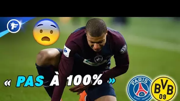 Kylian Mbappé inquiète le PSG avant le choc contre Dortmund | Revue de presse