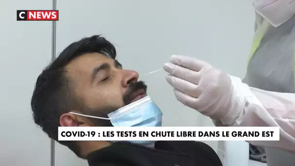 Covid-19 : les tests en chute libre dans le Grand-Est