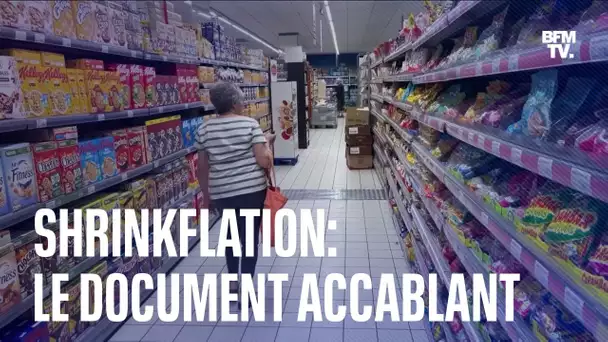 Shrinkflation: le document accablant