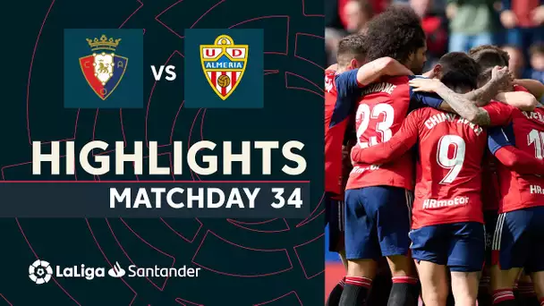 Resumen de CA Osasuna vs UD Almería (3-1)