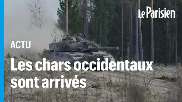 Les premiers chars de combat occidentaux sont arrivés en Ukraine
