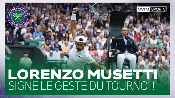 🎾 WIMBLEDON : Ce point FOU de MUSETTI, même DJOKOVIC applaudit !