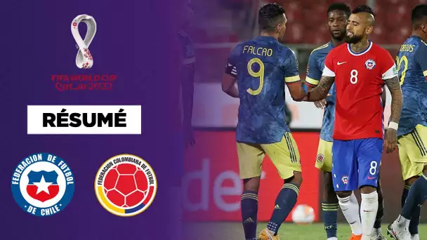Résumé : La Colombie arrache le nul contre le Chili sur le fil
