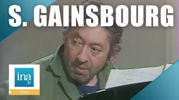 Serge Gainsbourg dans Apostrophes | Archive INA