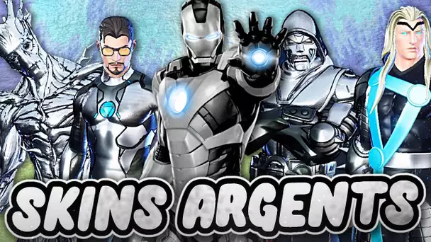 ON A TOUS LES SKINS ARGENTS MARVEL ! FORTNITE SAISON 4 FORTNITEMARES