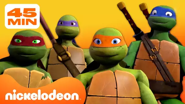 TMNT | Les Tortues Ninja en non-stop pendant 50 minutes d'affilée ! 💥 | Nickelodeon France