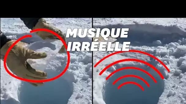 Le son de ce caillou tombant dans la glace est irréel (et pourtant authentique)