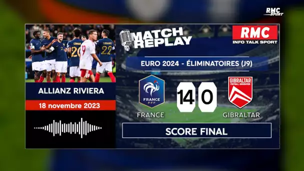 France 14-0 Gibraltar: La plus large victoire de l'histoire des Bleus avec le goalreplay RMC