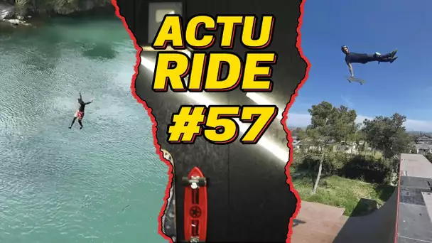 ACTU RIDE #57 : Le plat de l'année, Candide Thovex excelle, Skateur et aveugle, Top tricks !