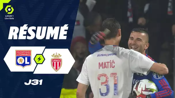 OLYMPIQUE LYONNAIS - AS MONACO (3 - 2) - Résumé - (OL - ASM) / 2023/2024