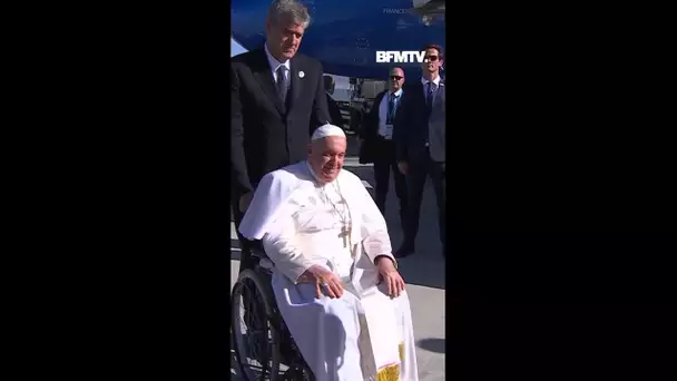Le pape François est arrivé à Marseille à l'occasion d'une visite de deux jours
