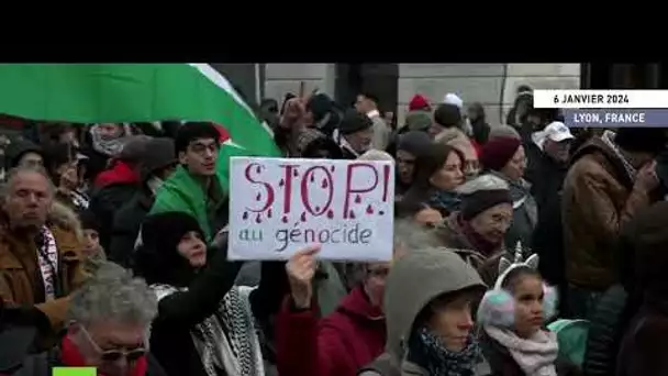 🇫🇷  France : manifestation à Lyon en solidarité avec la Palestine