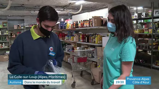 La Colle-sur-Loup : Cédric, salarié, atteint de troubles du spectre autistique