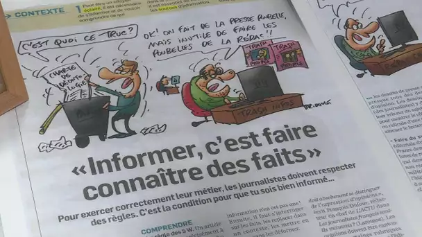Sensibilisation aux fake news dans un collège de Marseille