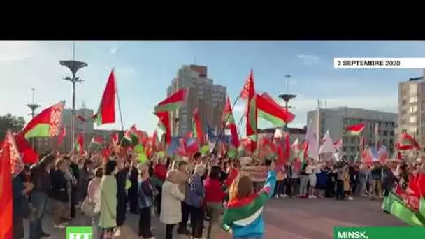 Biélorussie : nouvelles manifestations pro et anti Loukachenko à Minsk
