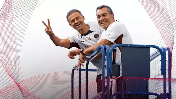 Luis Enrique takes us up to his viewing platform where he watches training! 👀