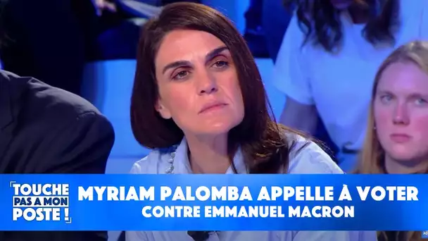 Myriam Palomba appelle à voter contre Emmanuel Macron