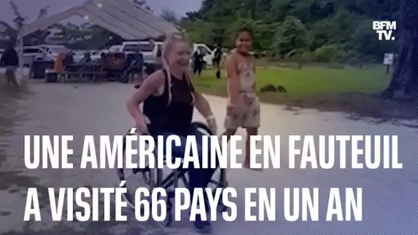 Cette Américaine en fauteuil roulant a visité 66 pays en un an, un record