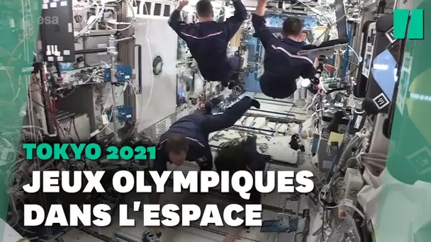 Thomas Pesquet et les astronautes de l'ISS ont trouvé leur sport olympique