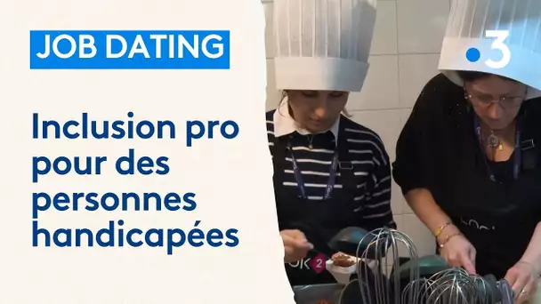 Un job dating en cuisine, avec des demandeurs d'emploi en situation de handicap