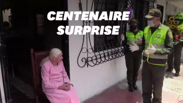 Cette grand-mère colombienne a fêté ses 100 ans en confinement