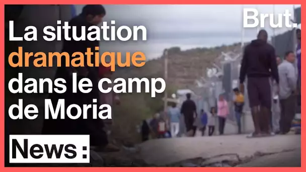 Crise migratoire : situation dramatique dans le camp de Moria en Grèce