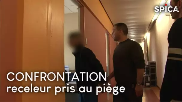 Confrontation explosive : le receleur pris au piège