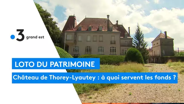 Loto du patrimoine : à quoi vont servir les fonds remis au château de Thorey-Lyautey ?