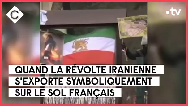 Iran : l’affiche de la discorde - Le 5/5 - C à Vous - 27/01/2023