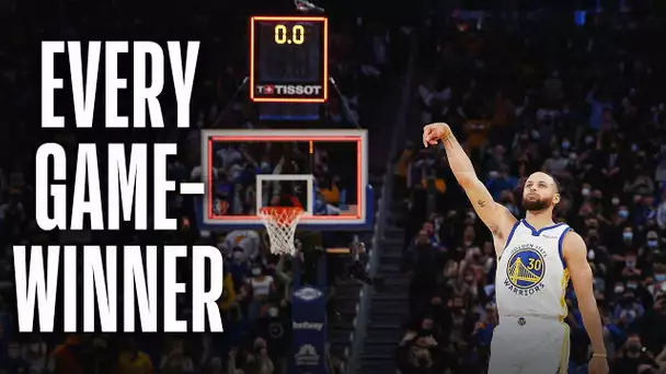 Every Stephen Curry Game-Winning Shot of His Career 💦
