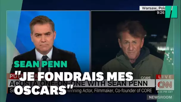 L'acteur Sean Penn promet de "fondre ses oscars" si Zelensky n'est pas invité à s'exprimer