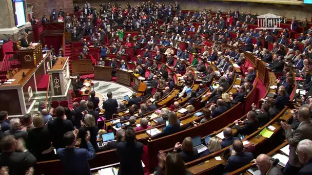 "On est là, on est là...": des députés entonnent un chant des gilets jaunes à l'Assemblée