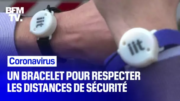 En Italie, ce bracelet électronique doit permettre de respecter les distances de sécurité