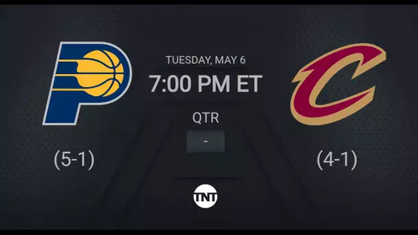 Indiana Pacers @ Cleveland Cavaliers | #NBAPlayoffs presented by Google TNT Live Scoreboard