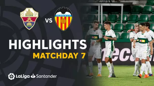 Highlights Elche CF vs Valencia CF (2-1)