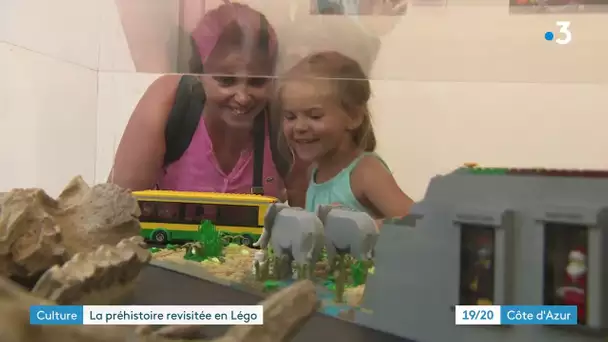 À Nice, des personnages Lego pour raconter la préhistoire