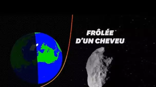 Un astéroïde inconnu a frôlé (vraiment frôlé) la Terre