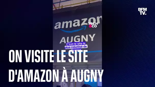 Ce site Amazon est l'un des plus robotisés de France