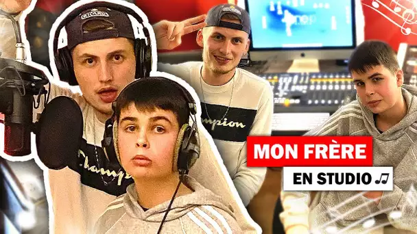 J'ENREGISTRE UN SON EN STUDIO AVEC MON FRÈRE ! (gros rappeur)