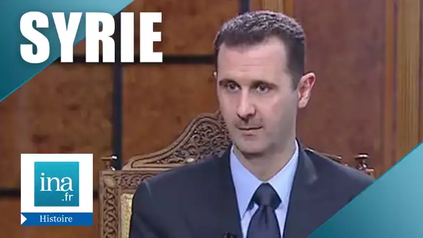Bachar al-Assad "Attention à celui qui veut attaquer la Syrie" | Archive INA