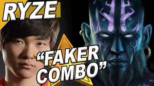 GUIDE RYZE 'FAKER COMBO' - LE PERSO OP EN TOP COMME AU MID ! SKYYART GAME KOR LoL FR Faker Skin