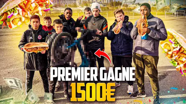 LE PREMIER QUI FINIT SON KEBAB GAGNE UN VÉLO A 1500 EUROS ! ( Younes est tombé 😭)