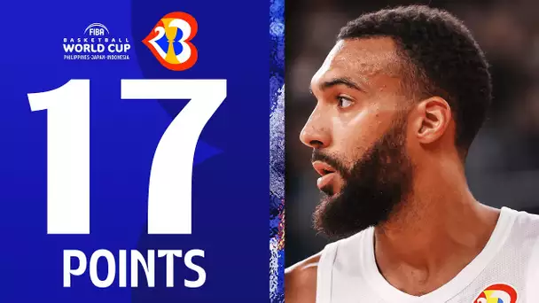 Rudy Gobert Drops 17 PTS & 9 REBS In The France Win! #FIBAWC