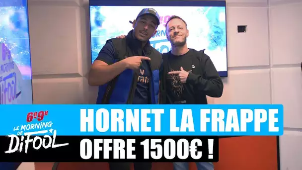 Hornet La Frappe offre 1500€ à un auditeur ! #MorningDeDifool