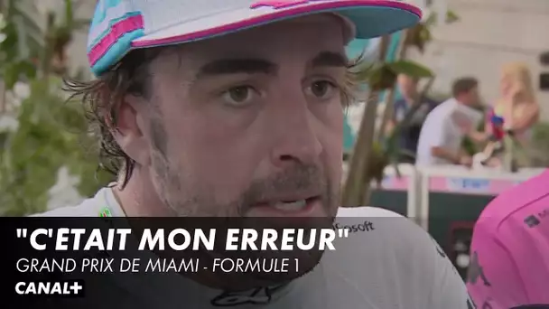 Le mea culpa de Fernando Alonso - Grand Prix de Miami - F1