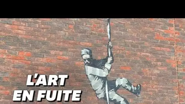 En Angleterre, Banksy s'évade de prison dans ce qui semble être sa dernière œuvre