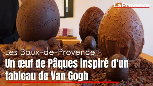 Aux Baux-de-Provence, un œuf de Pâques inspiré d'un tableau de Van Gogh