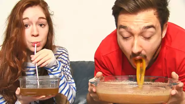 PIRE BOISSON CHALLENGE en COUPLE ! VOMI = COCA VANILLE + JUS DE TOMATE !