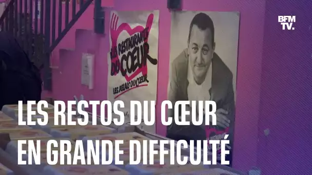 Les Restos du cœur, en difficultés financières, vont restreindre le nombre de bénéficiaires