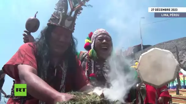 🇵🇪 Pérou : des chamans invoquent l'harmonie et la fin des guerres au Proche-Orient et en Europe